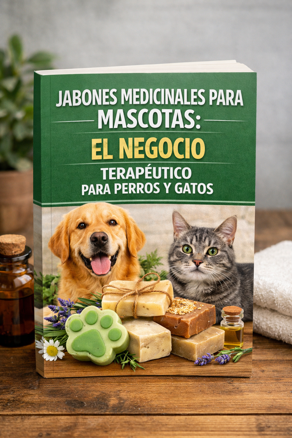 JABONES MEDICINALES PARA MASCOTAS: El negocio terapeutico para perros y gatos